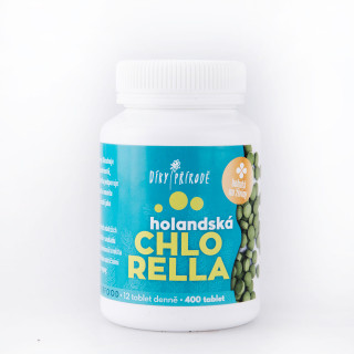 Holandská chlorella 400 tablet