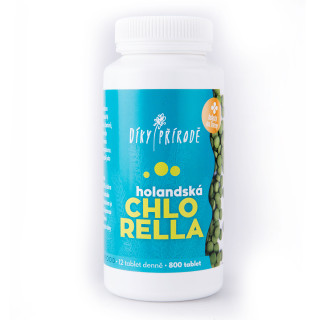Holandská chlorella 800 tablet