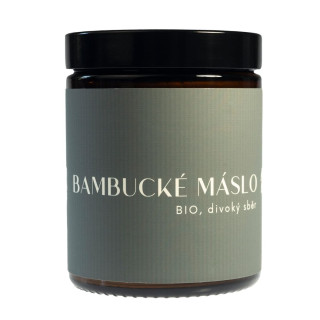 BIO a RAW šlehané bambucké máslo 180 ml + dárek zdarma