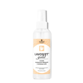 Lavosept® GOLD roztok na kůži, vůně višeň se zlatými třpytkami, 200 ml