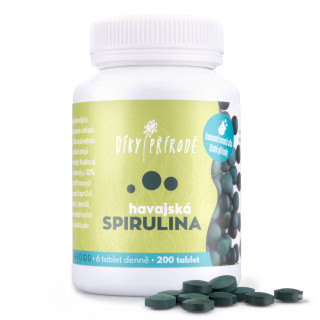 Havajská spirulina 200 tablet