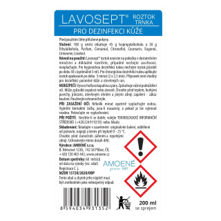 Lavosept® roztok - dezinfekce s vůni trnky, 200 ml (rozprašovač)