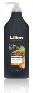 Lilien kondicionér pro suché a poškozené vlasy Shea Butter 1000 ml