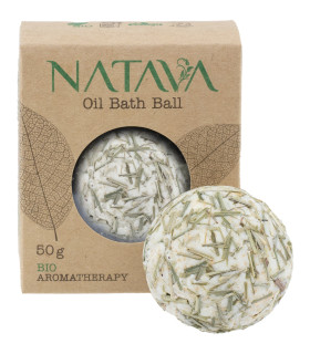 NATAVA olejová koule do koupele - Citronová tráva 50 g