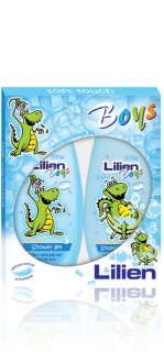 Lilien Boys dětský sprchový gel a pěna 2 * 400ml - dárková sada