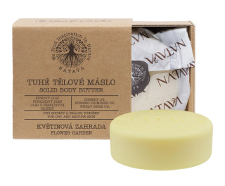 NATAVA Tuhé tělové máslo - Květinová zahrada 100 g