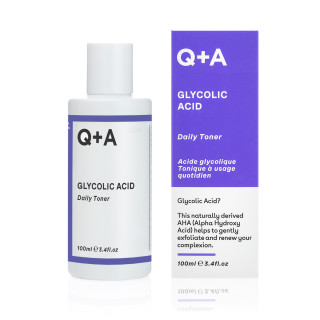 Q+A Pleťové tonikum s kyselinou glykolovou, 100ml