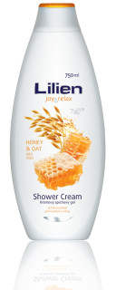 Lilien krémový sprchový gel Med a Oves 750 ml