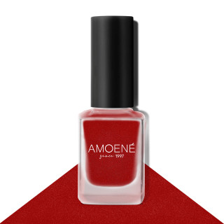 Bezacetonový červený lak na nehty č.46 - červený s leskem