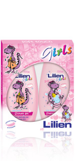 Lilien Girls dětský sprchový gel a pěna 2 * 400ml - dárková sada