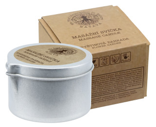 NATAVA Masážní svíčka - Květinová zahrada 60g