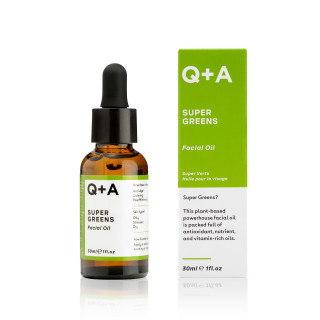 Q+A Super Greens olej na obličej, 30ml