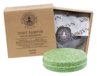 NATAVA Tuhý šampon - Oliva 85 g