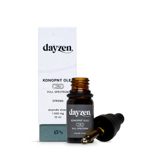 dayzen full spectrum CBD konopný olej 15% 10ml, strong