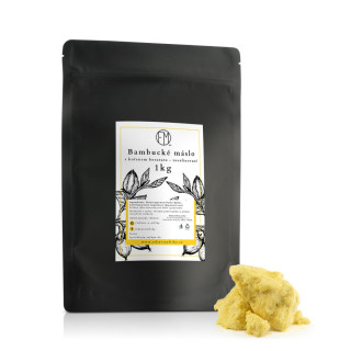 Žluté bambucké máslo - s kořenem borututu 250g/500g/1kg/5kg + dárek zdarma
