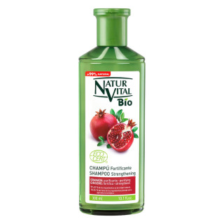 NaturVital BIO šampon pro namáhané vlasy s granátovým jablkem, 300ml