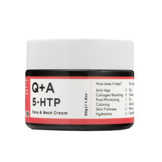 Q+A 5-HTP Krém na obličej a dekolt, 50g