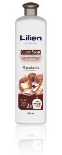 Lilien krémové tekuté mýdlo Macadamia 1 000 ml