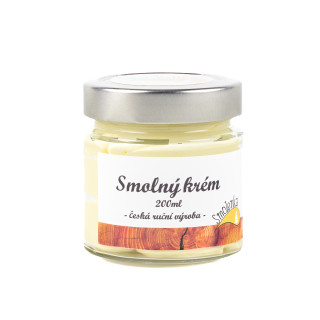 Smolný krém ve skleněné dóze
