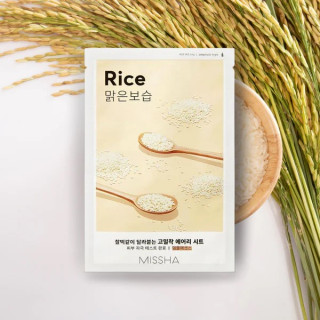 Missha - Airy Fit Sheet Mask Rice, 19g