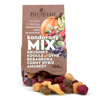 Kandovaný MIX ovoce, zeleniny a lesních plodů 150 g