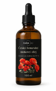 Český řemeslný makový olej LZS | FARM.INC