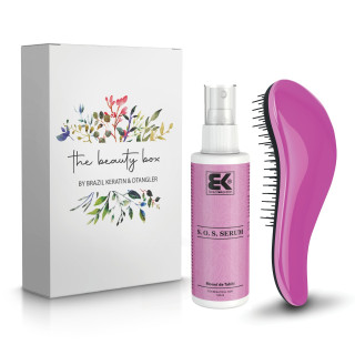 The Beauty box S.O.S. Sérum + Metal Pink kartáč