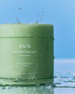 Abib – Heartleaf Spot Pad Calming Touch – Zklidňující tamponky s pupečníkem srdčitým 80 ks