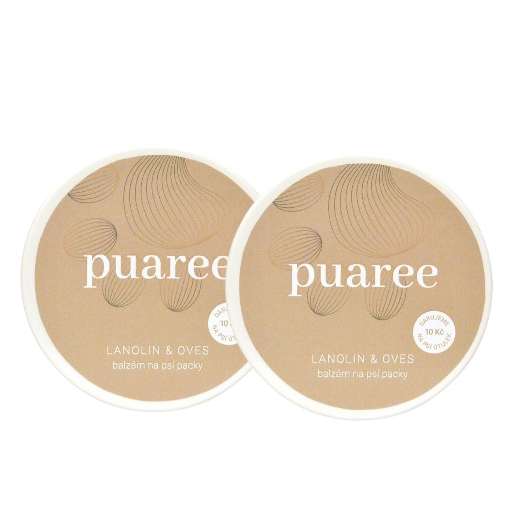 Balzám na psí packy Lanolin & Oves 2 kusy