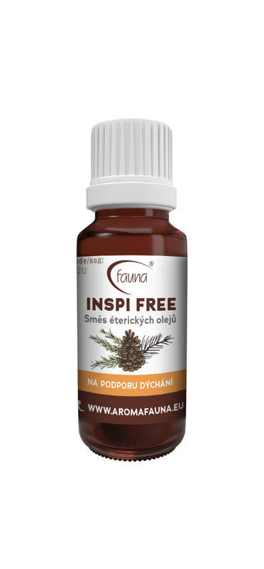 AromaFauna Směs éterických olejů INSPI FREE pro podporu dýchání