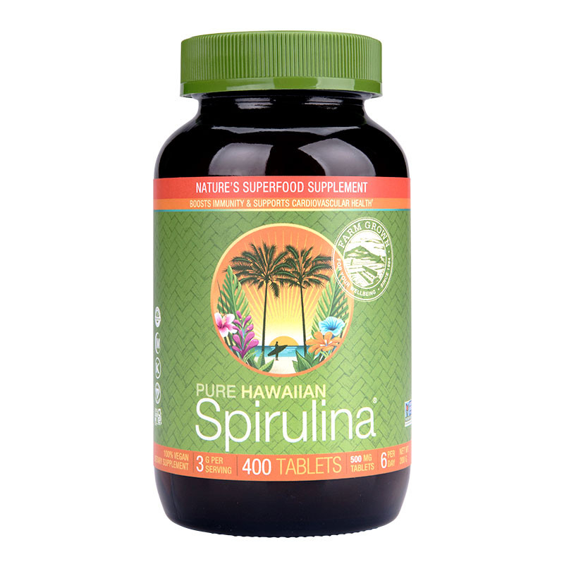 Havajská spirulina 400 tablet