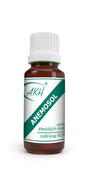 Kombinace čtyř éterických olejů