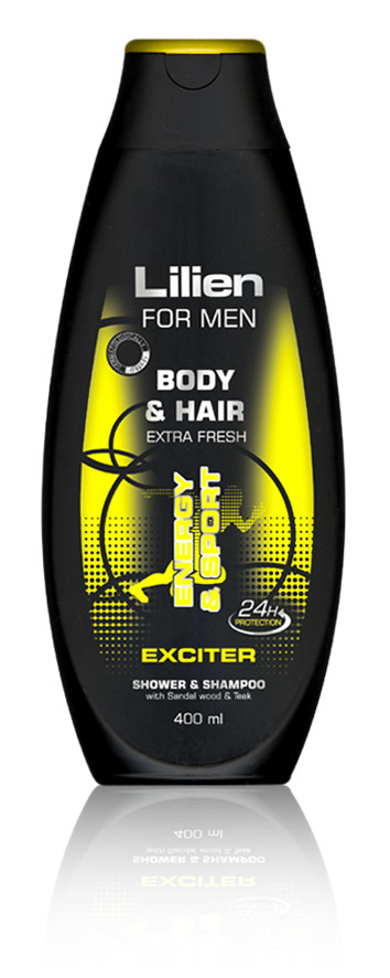 Lilien sprchový šampon pro muže Exciter 400 ml