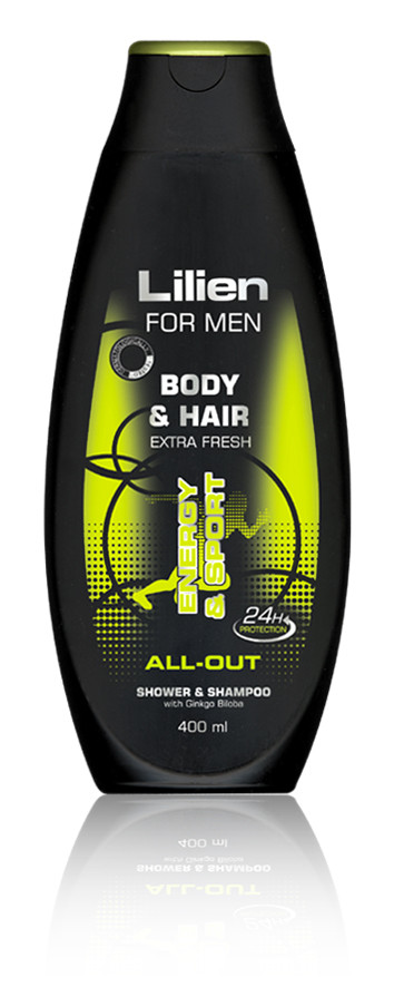 Lilien sprchový šampon pro muže All-Out 400 ml