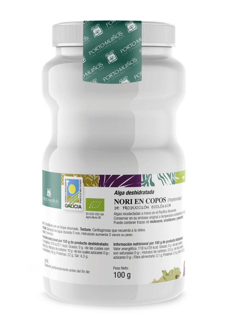 Mořské řasy Nori BIO vločky 100 g