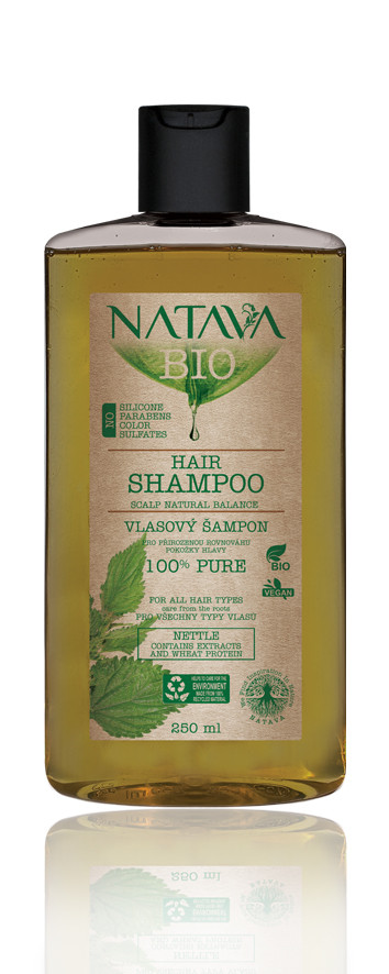 NATAVA Šampon na vlasy - Kopřiva 250 ml