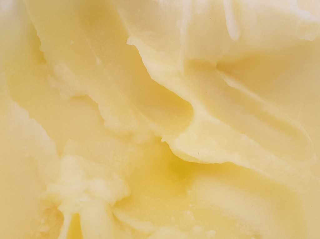 Textura, která se rozpustí na kůži