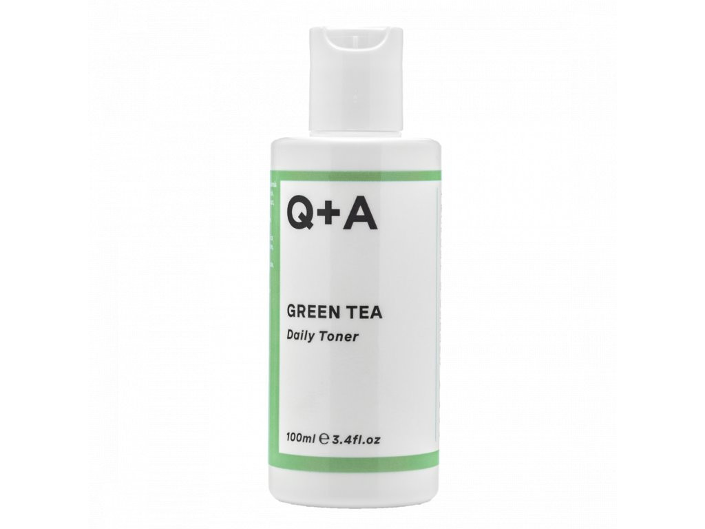 Q+A Pleťové tonikum se zeleným čajem, 100ml