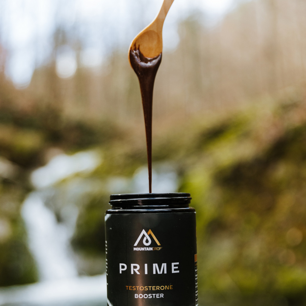 Hustá směs Mountaindrop Prime stéká ze lžičky