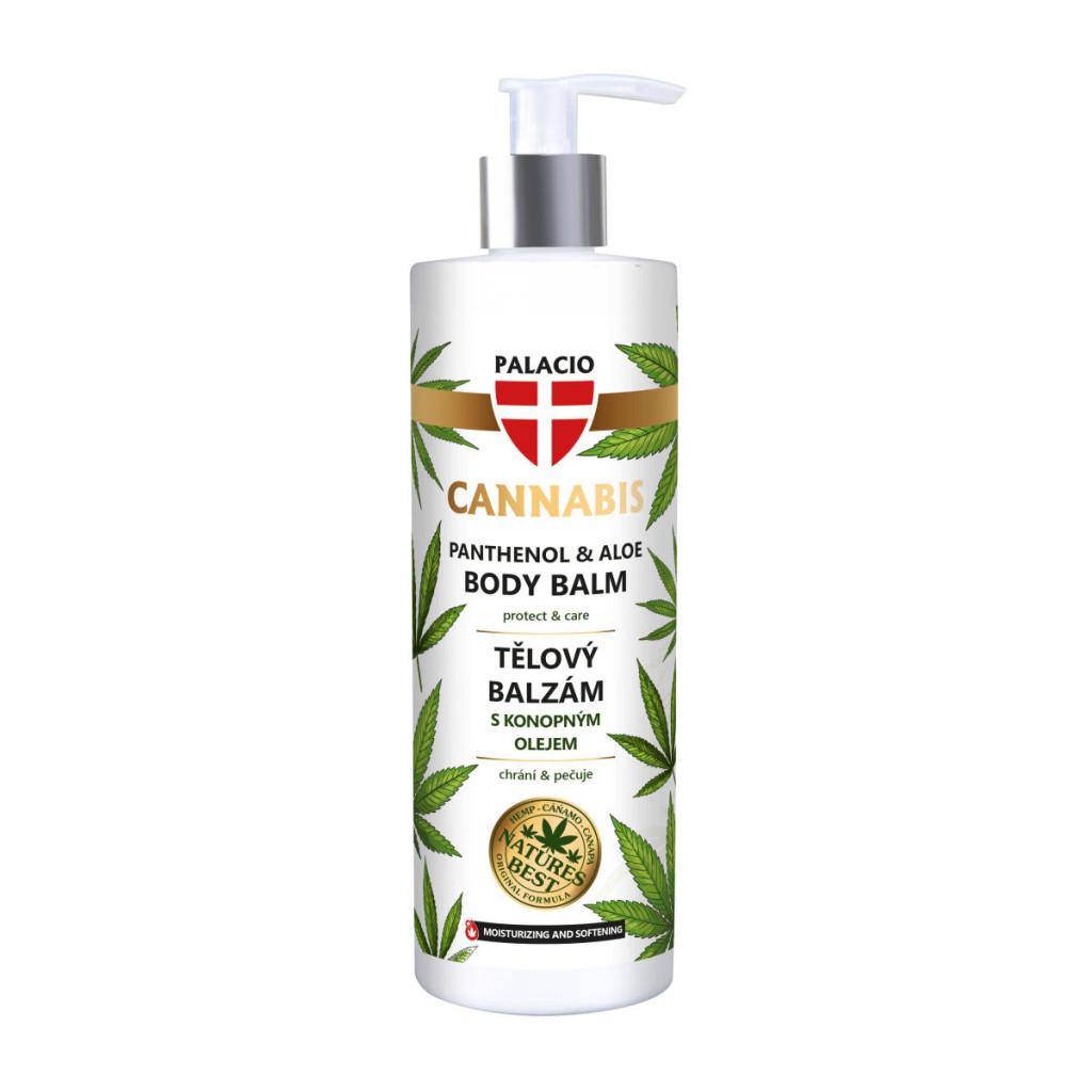 Konopný olej, panthenol a Aloe vera